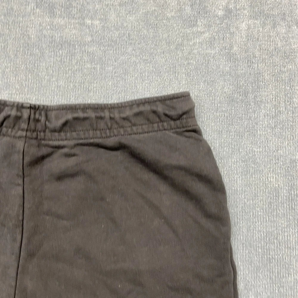 Nike Sweat Shorts Womens Medium Black Drawstring Waist Logo Running Sportswear